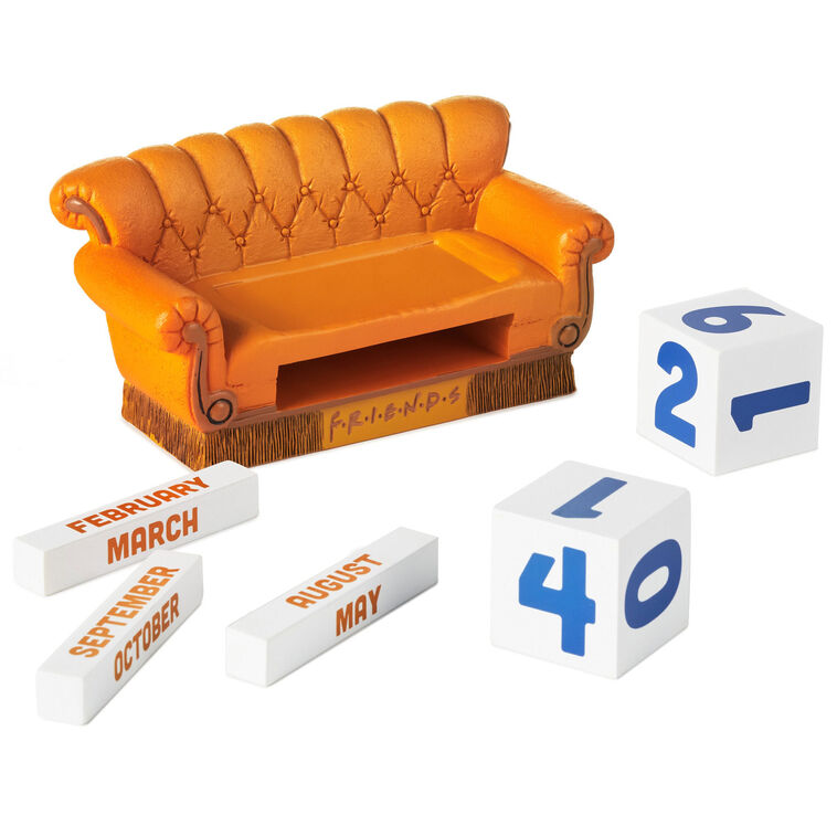 Hallmark Friends Orange Couch Perpetual Calendar