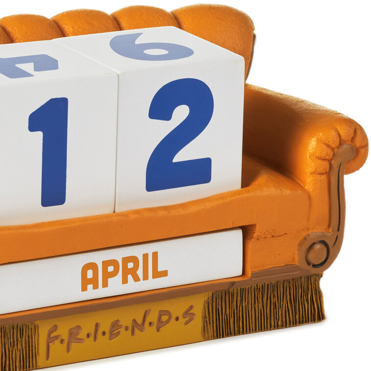 Hallmark Friends Orange Couch Perpetual Calendar