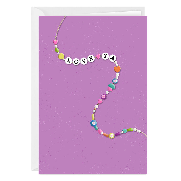 hallmark Friendship Bracelet Custom Card