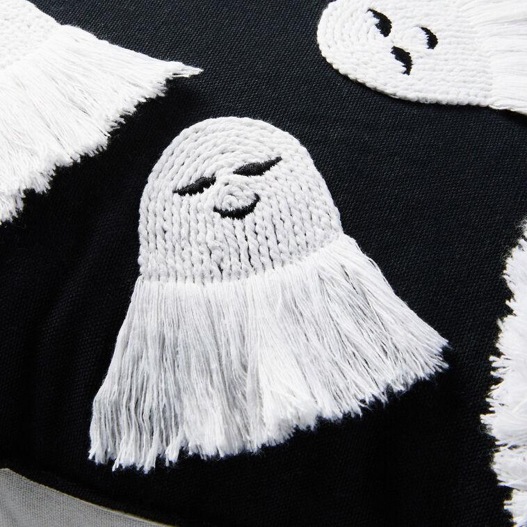 Hallmark Fringe Ghosts Halloween Pillow 16x16