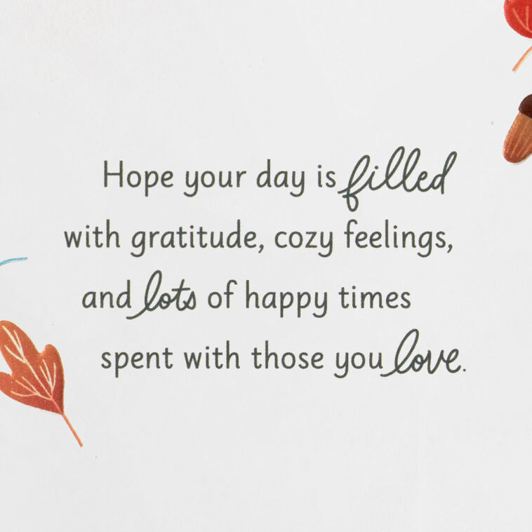 Hallmark From Our Home To Yours Thanksgiving Card