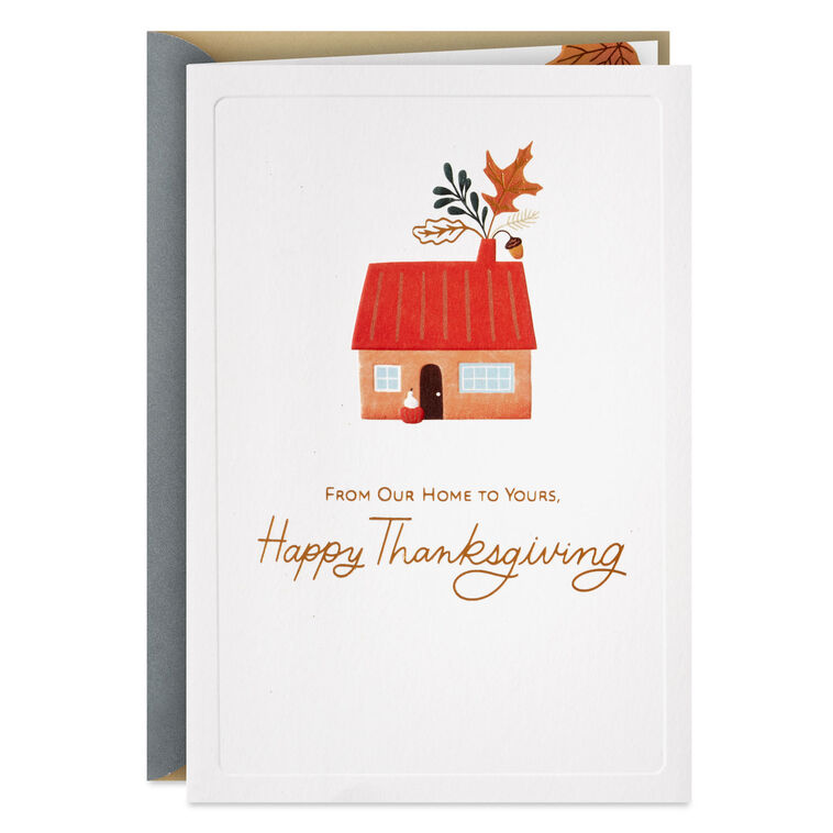 hallmark From Our Home to Yours Thanksgiving Card
