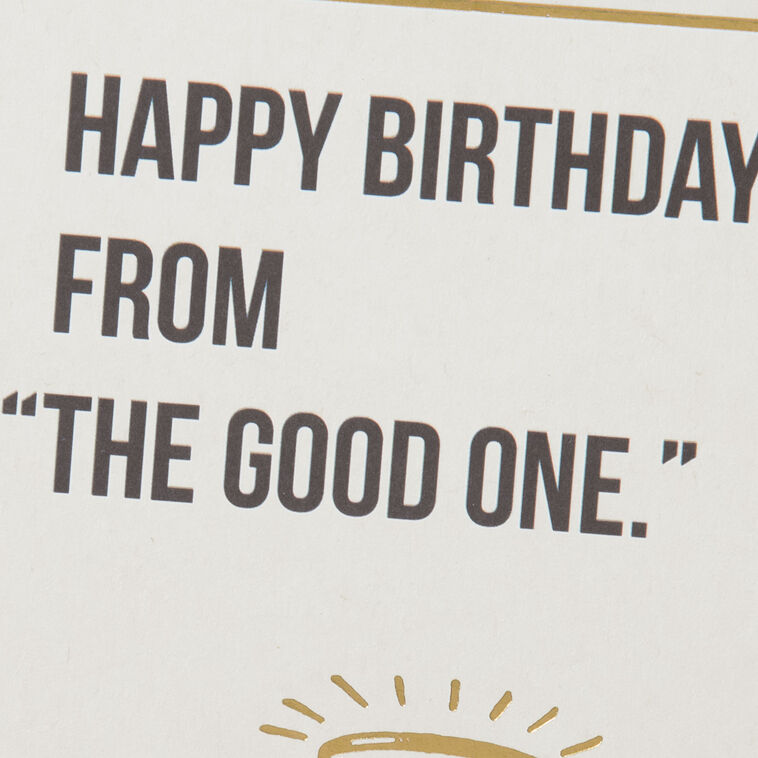 Hallmark From The Good One Funny Birthday Card