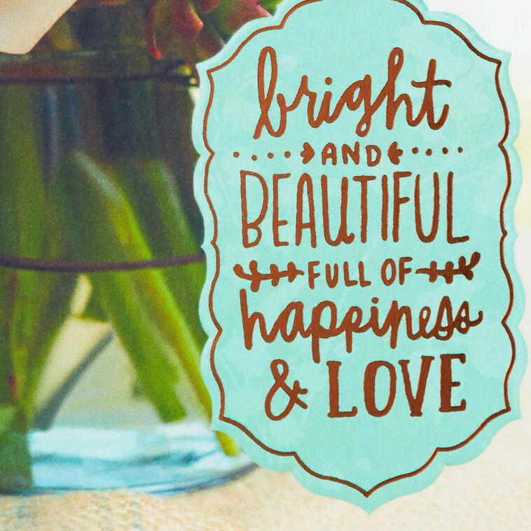 Hallmark Full Of Happiness And Love Birthday Card