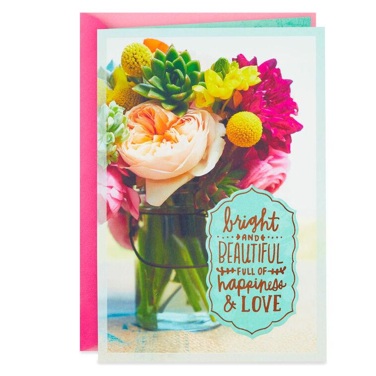 hallmark Full of Happiness and Love Birthday Card