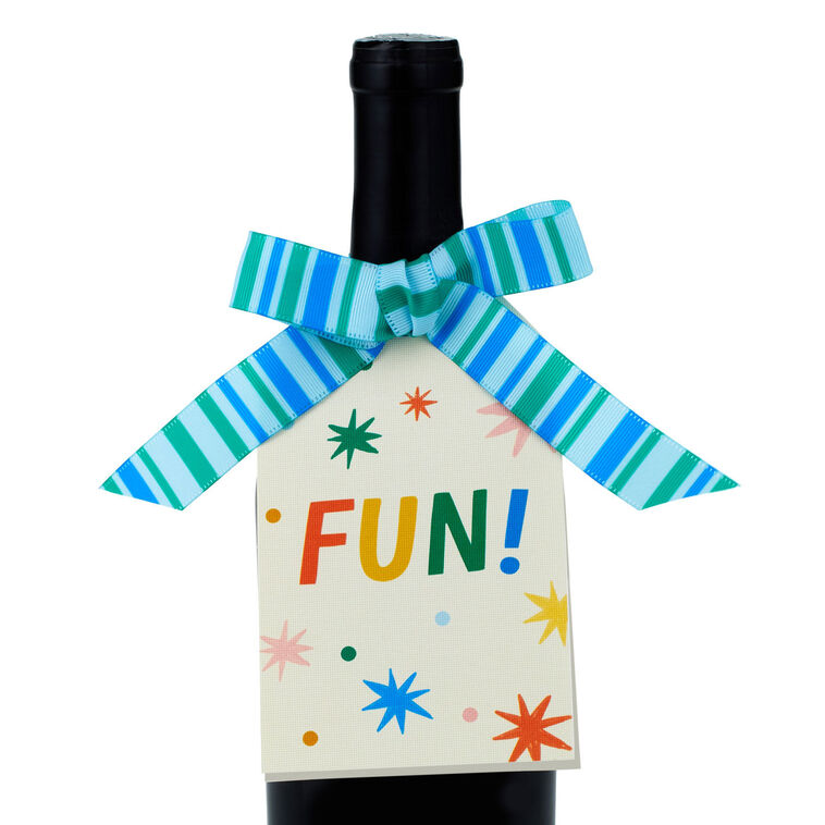 Hallmark Fun Large Gift Tag And Ribbon Set