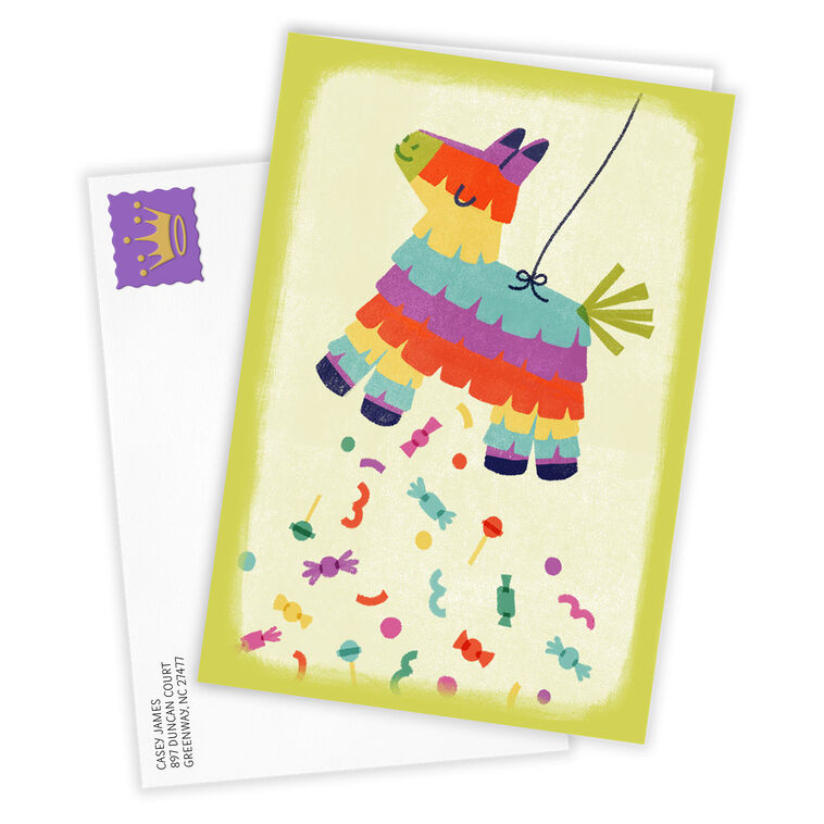 Hallmark Fun Piñata Custom Birthday Card