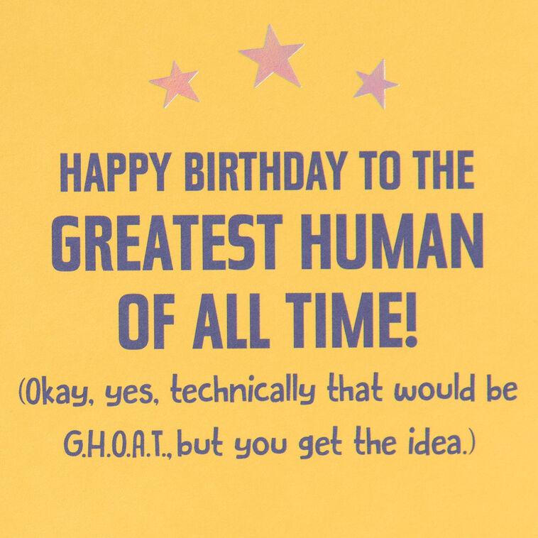 Hallmark G.O.A.T. Funny Birthday Card