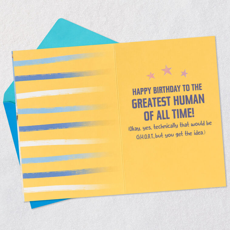 Hallmark G.O.A.T. Funny Birthday Card