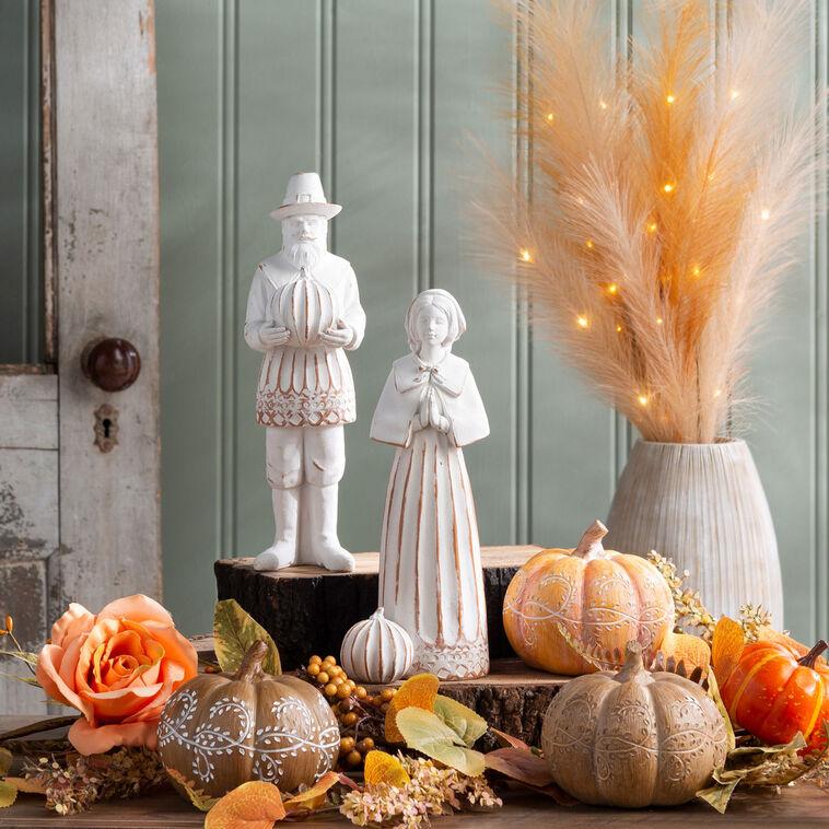 Hallmark Ganz Pilgrim Couple Figurines Set Of 2