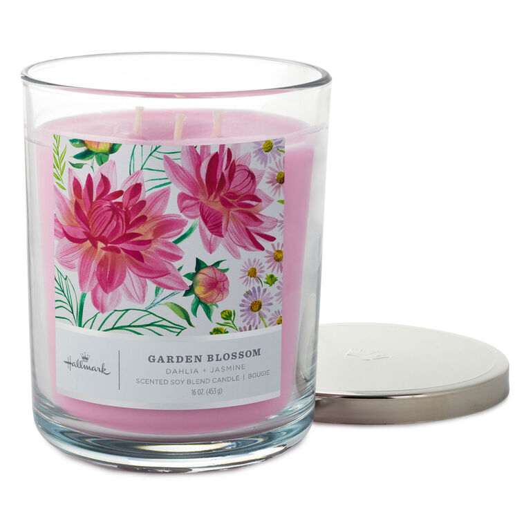 Hallmark Garden Blossom 3-Wick Jar Candle 16 Oz
