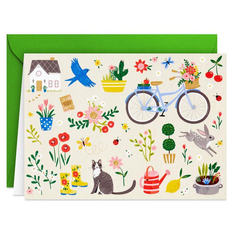 Hallmark Garden Charm Blank Notes Pack Of 10