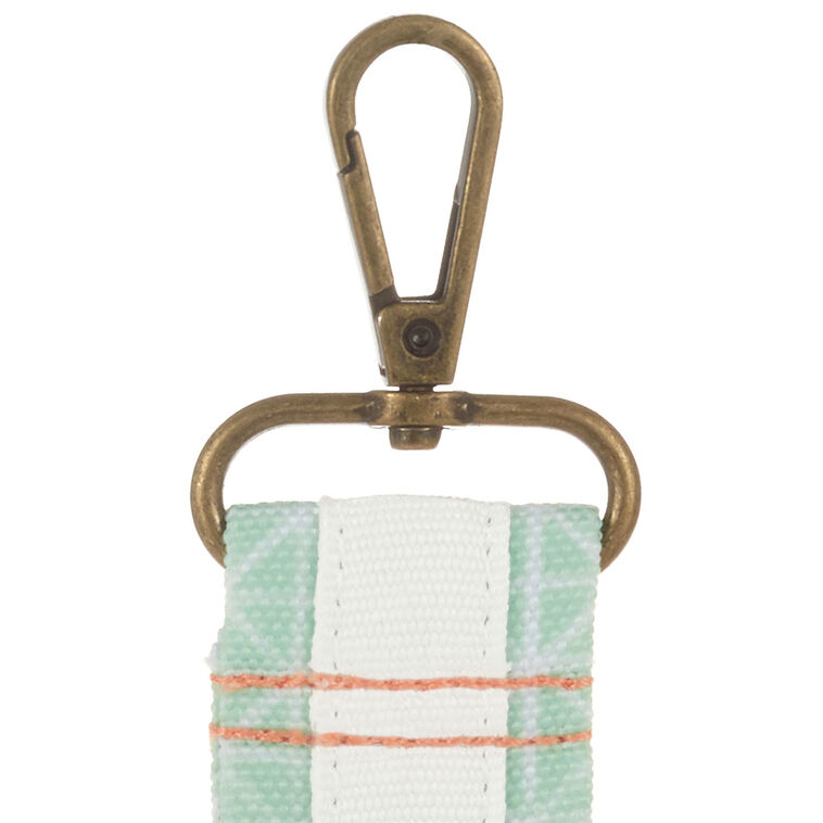 Hallmark Geometric Pastel Wrist Strap Key Ring