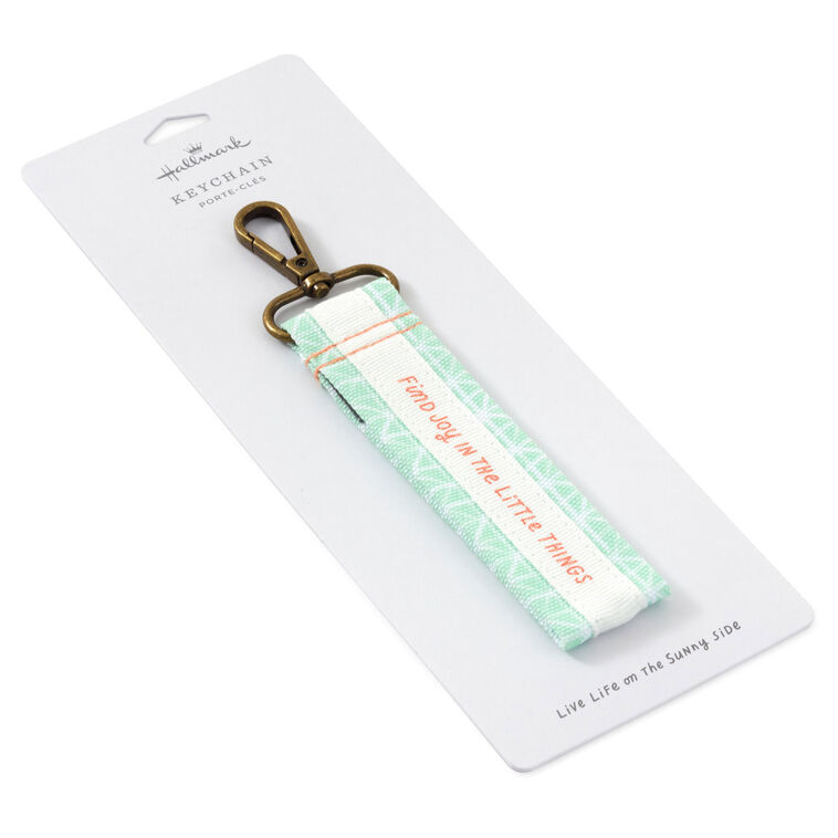 Hallmark Geometric Pastel Wrist Strap Key Ring