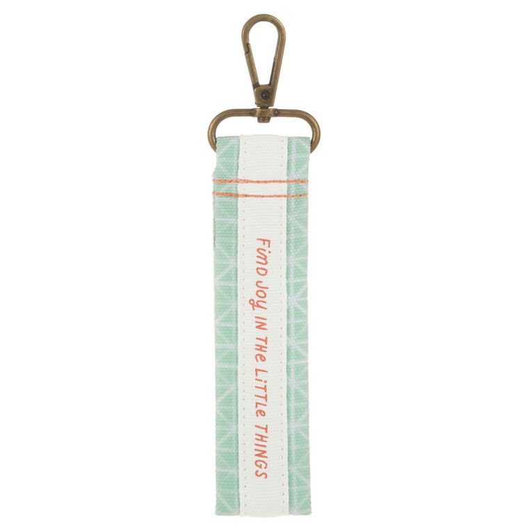 hallmark Geometric Pastel Wrist Strap Key Ring