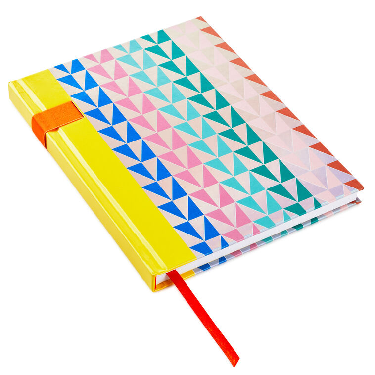 hallmark Geometric Triangles Hardback Notebook