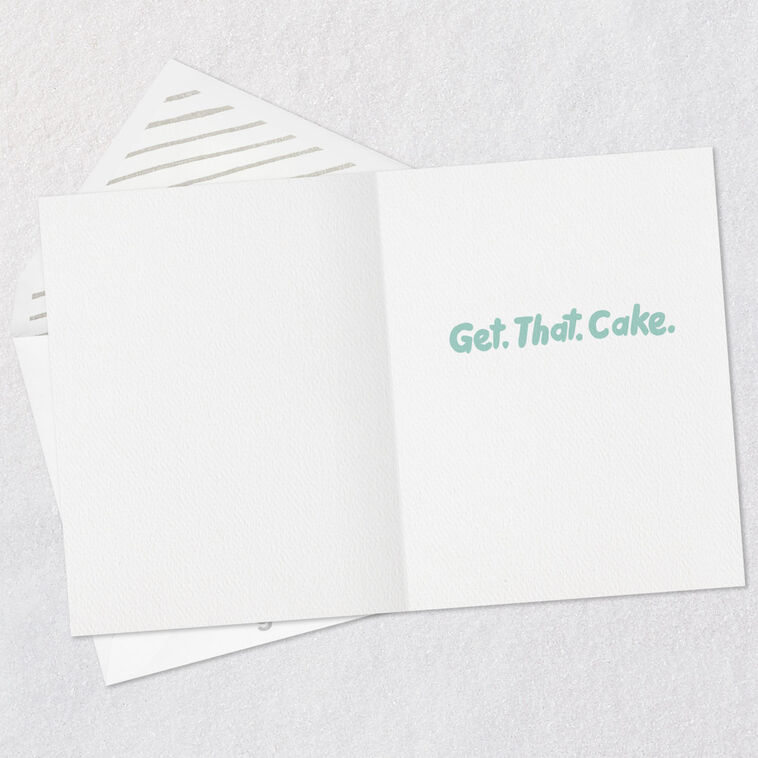Hallmark Get That Cake Funny Birthday Card