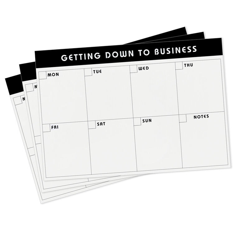 Hallmark Getting Down To Business Large Memo Pad