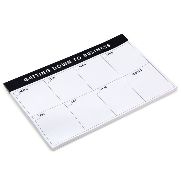 hallmark Getting Down to Business Large Memo Pad