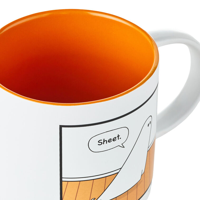 Hallmark Ghost Holey Sheet Funny Mug 16 Oz