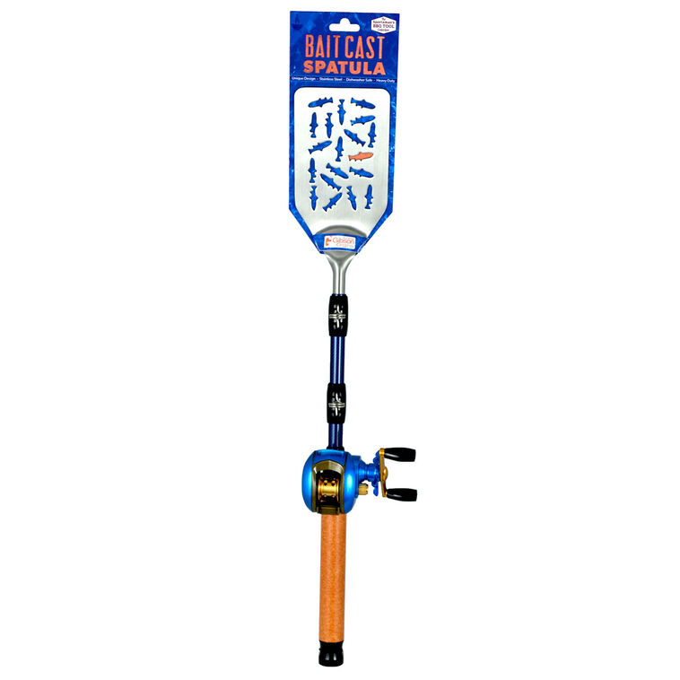 hallmark Gibson Bait Cast Fishing Pole BBQ Spatula