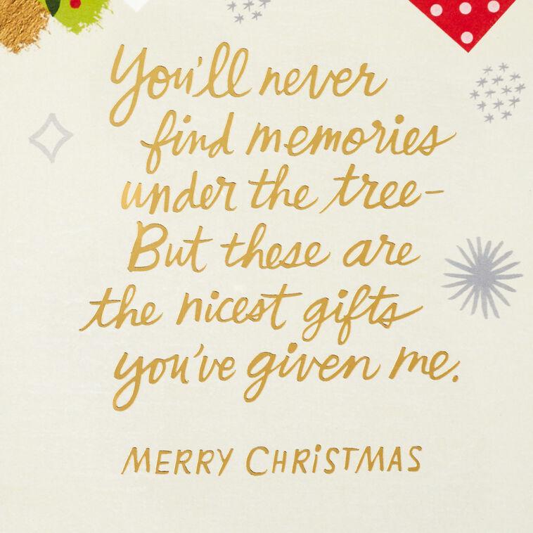 Hallmark Gifts You've Given Me Christmas Card