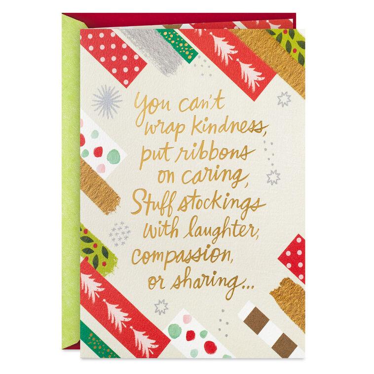 hallmark Gifts You've Given Me Christmas Card
