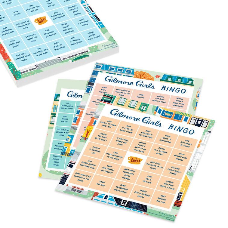 Hallmark Gilmore Girls Bingo Game Pad 102 Cards