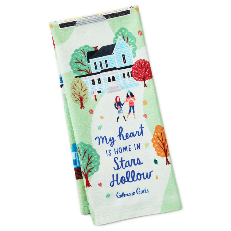 hallmark Gilmore Girls Stars Hollow Tea Towel