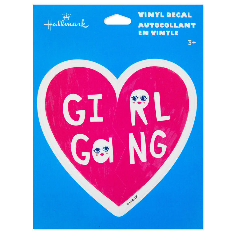Hallmark Girl Gang Heart Vinyl Decal