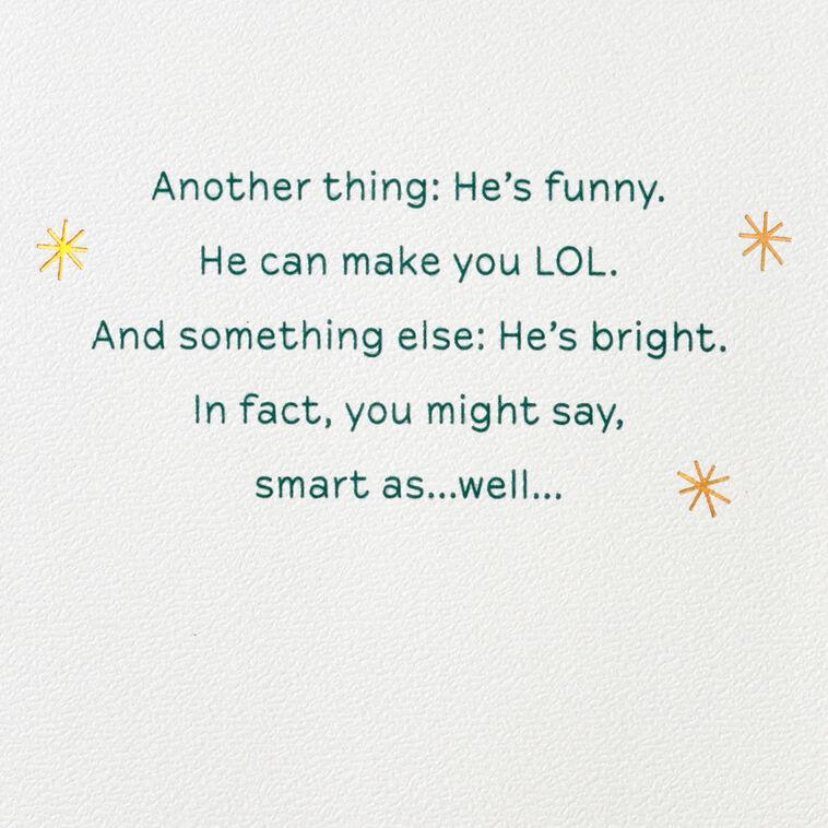 Hallmark Glad To Have You Grandson Birthday Card