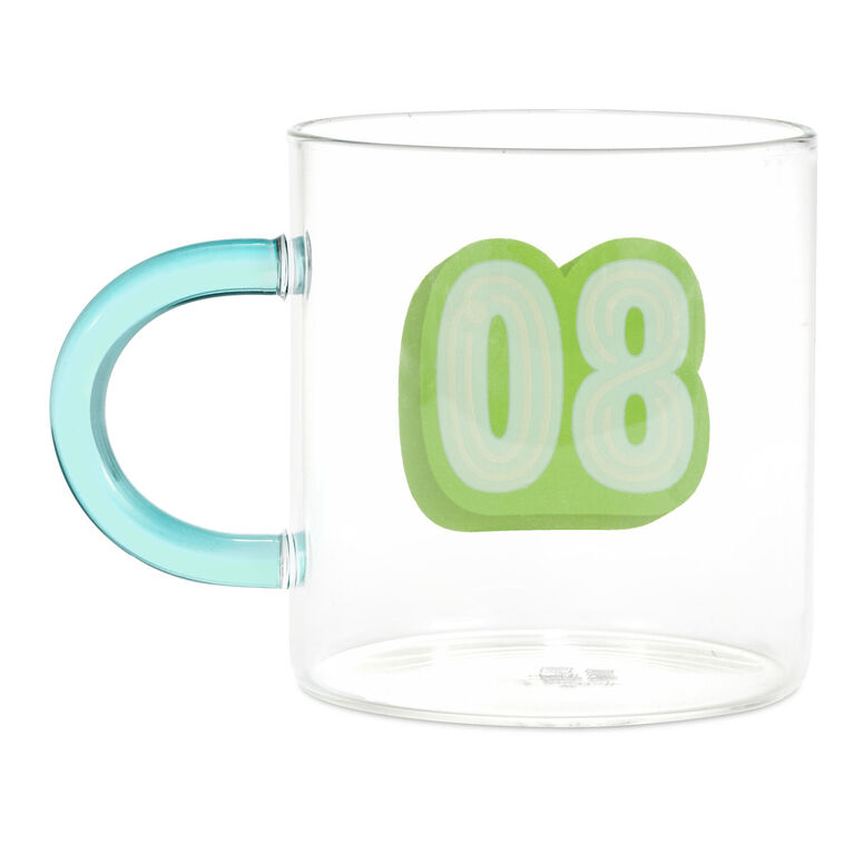Hallmark Glass 80th Birthday Mug 17.5 Oz