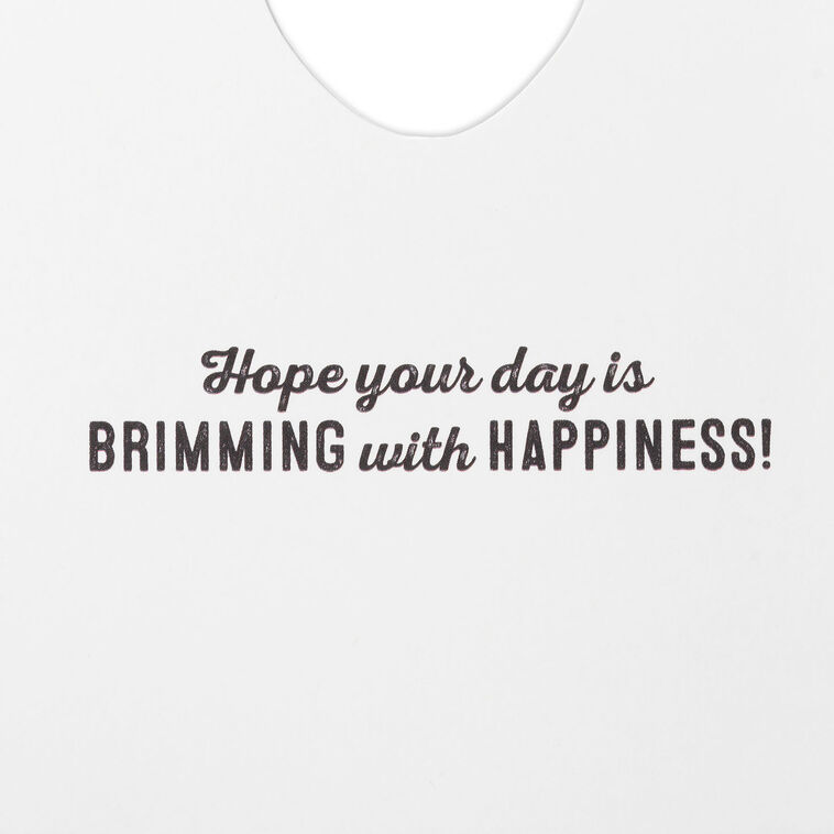Hallmark Glass Half-Full Of Wine Birthday Card