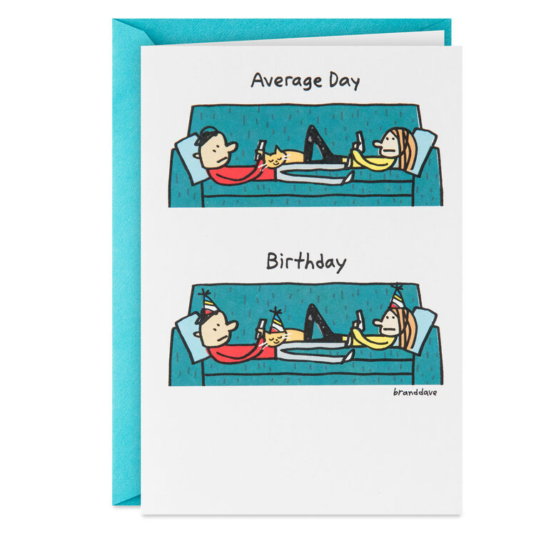 hallmark Go a Little Crazy Funny Birthday Card