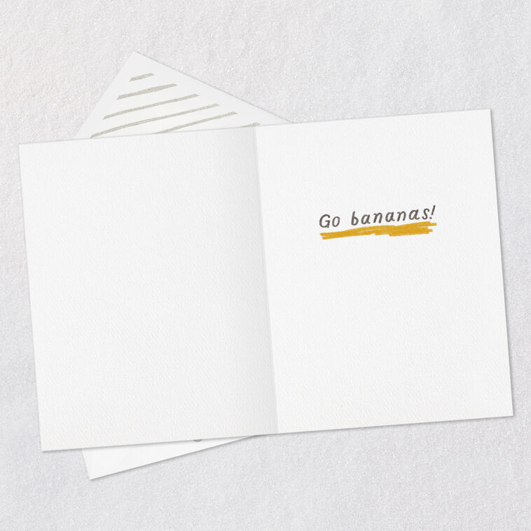 Hallmark Go Bananas Funny Birthday Card