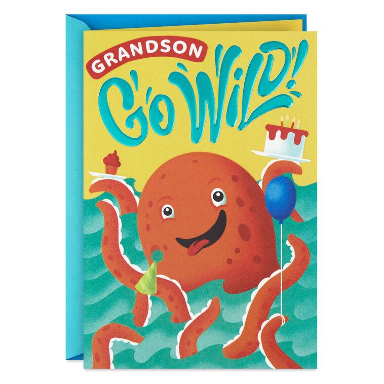 hallmark Go Wild Birthday Card for Grandson