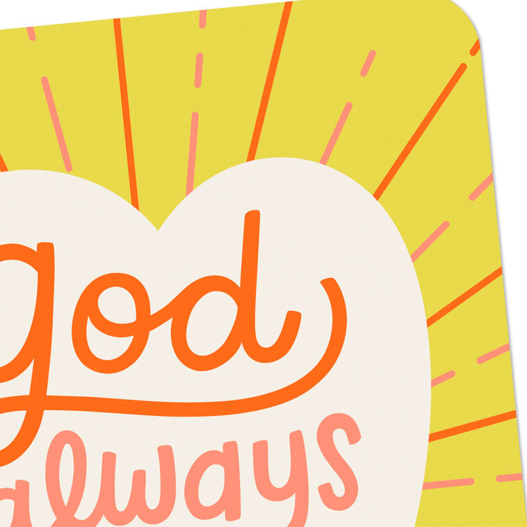 Hallmark God Always Shows Up Blank Card