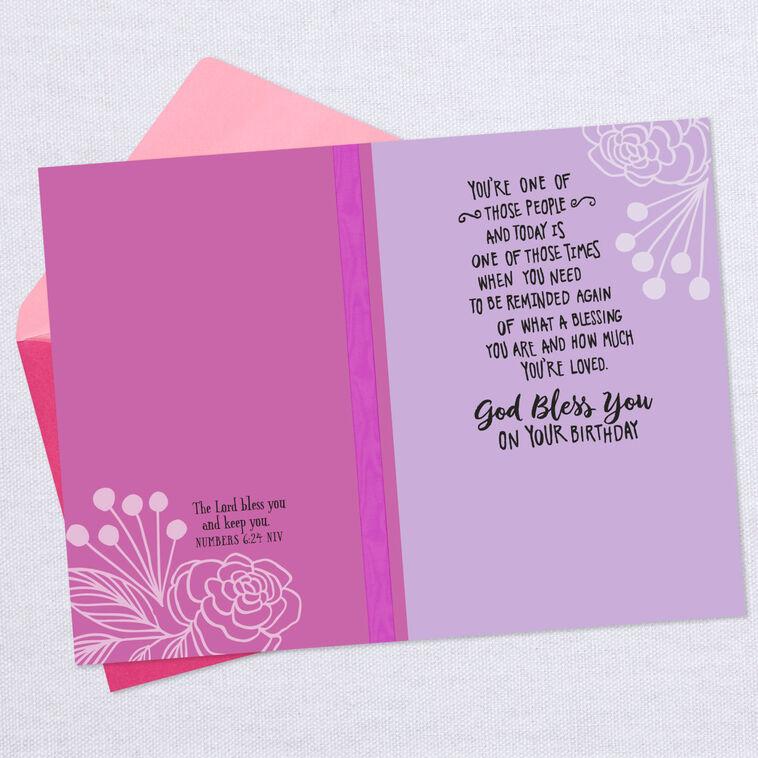 Hallmark God Bless You Religious Birthday Card