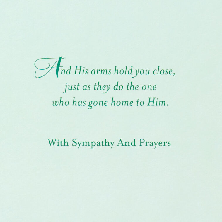 Hallmark God Comforts You Religious Sympathy Card