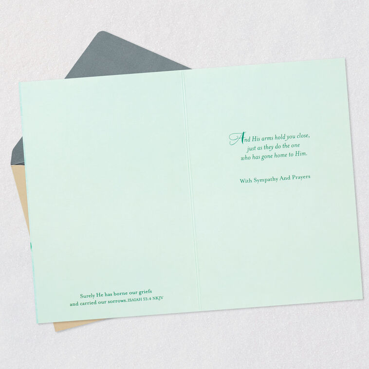 Hallmark God Comforts You Religious Sympathy Card