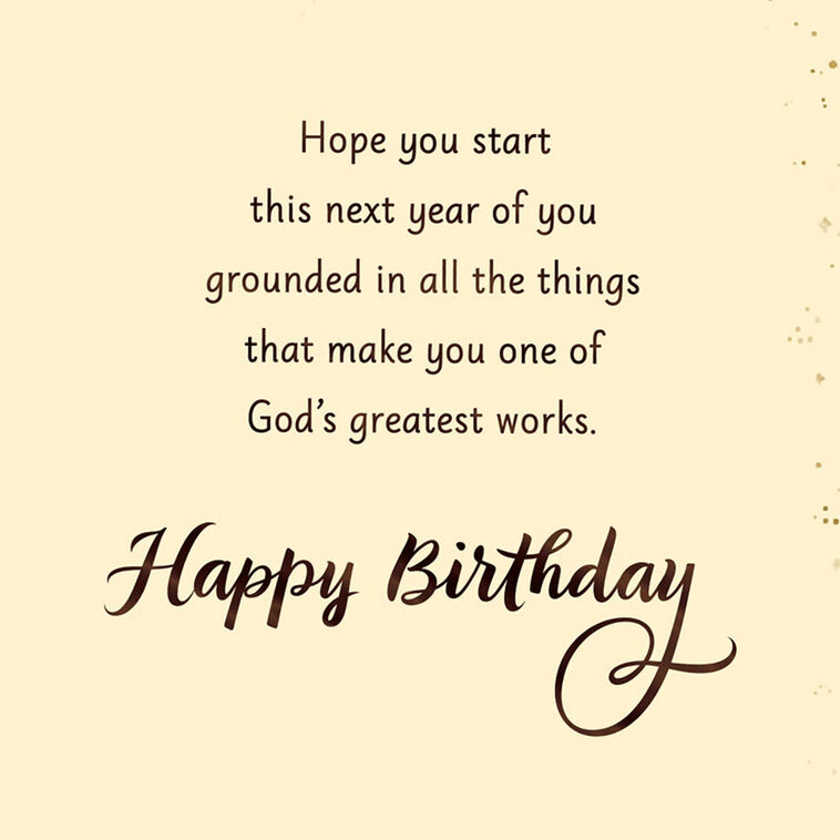 Hallmark God Made You Wonderful Birthday Card