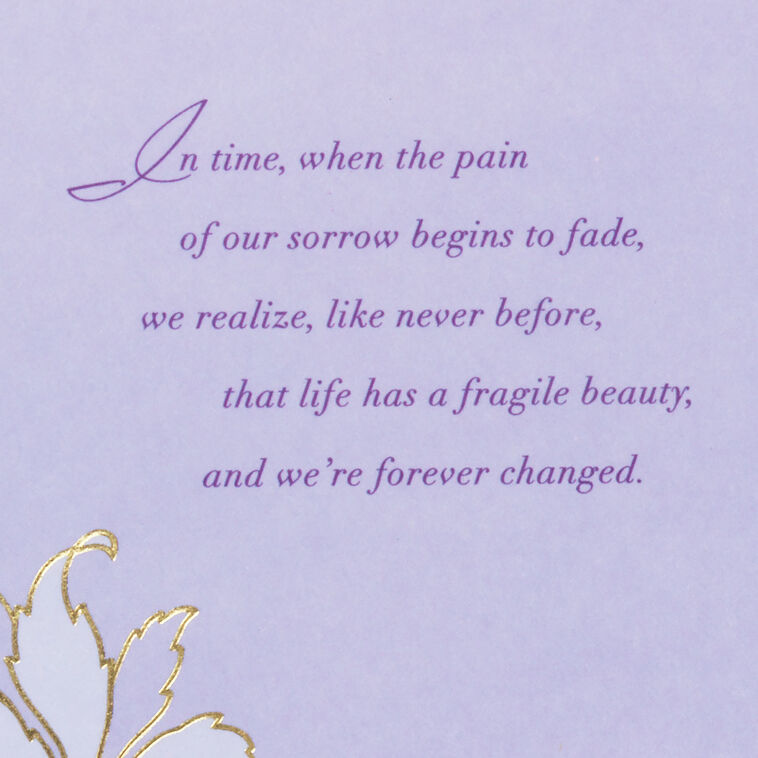Hallmark God's Healing Love Sympathy Card