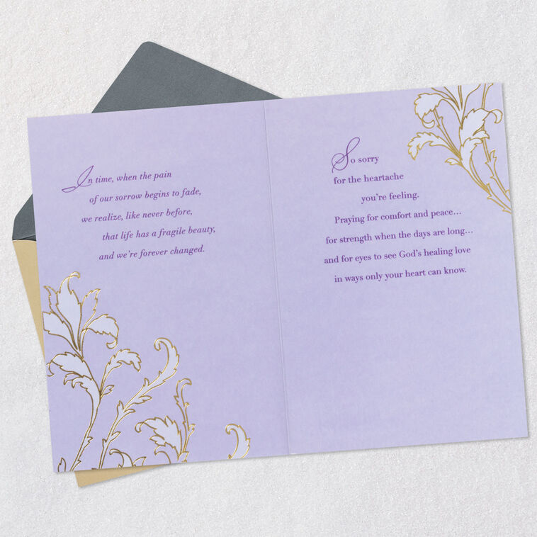 Hallmark God's Healing Love Sympathy Card