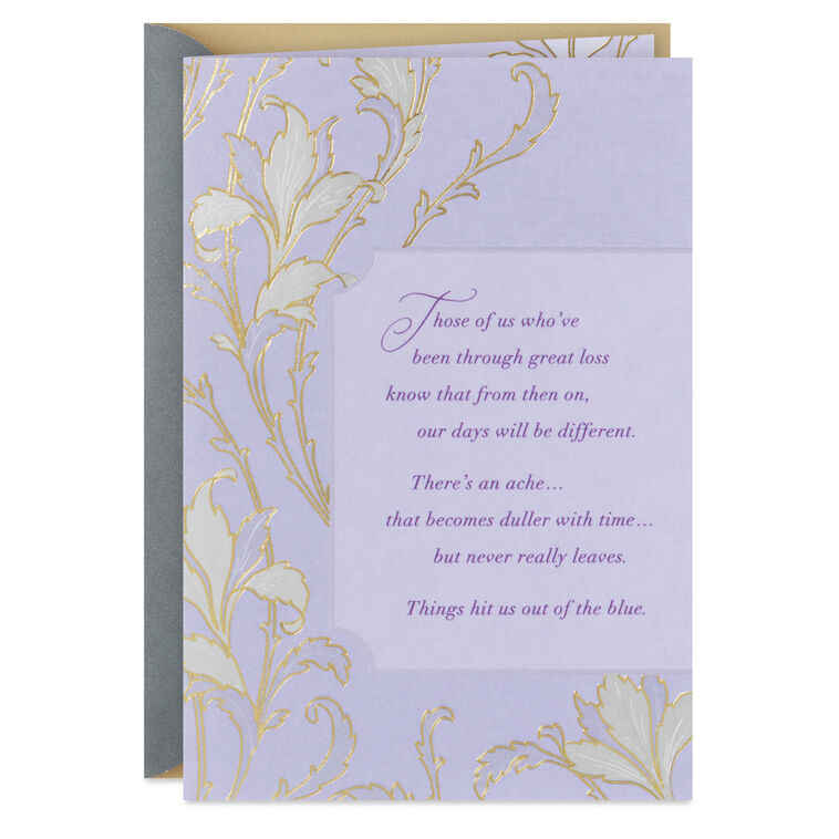 hallmark God's Healing Love Sympathy Card