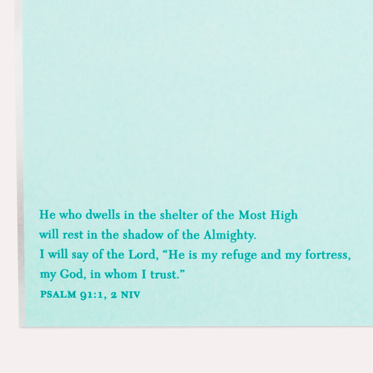 Hallmark God Walks With Us Religious Sympathy Card