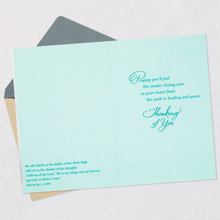 Hallmark God Walks With Us Religious Sympathy Card