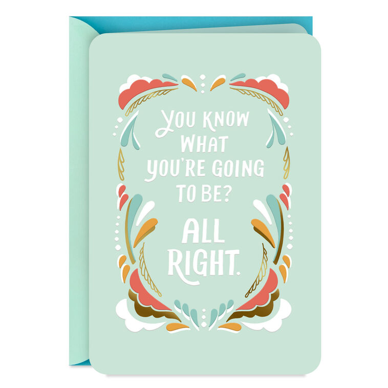 hallmark Going To Be All Right Encouragement Card