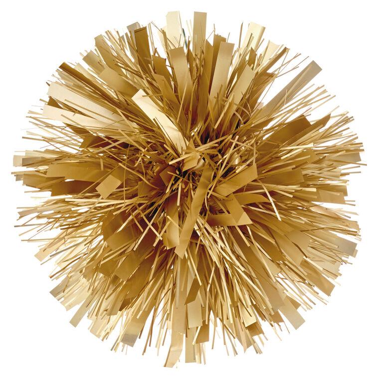 hallmark Gold Metallic Pom-Pom Gift Bow 5.5"