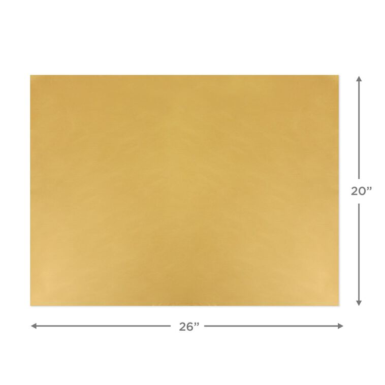 Hallmark Gold Tissue Paper 5 Sheets