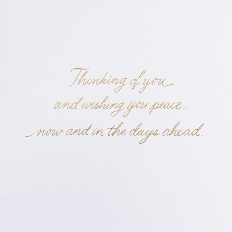 Hallmark Good-Bye Isn't Forever Sympathy Card